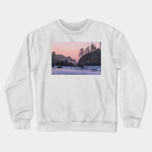 Sunset at College Cove Crewneck Sweatshirt